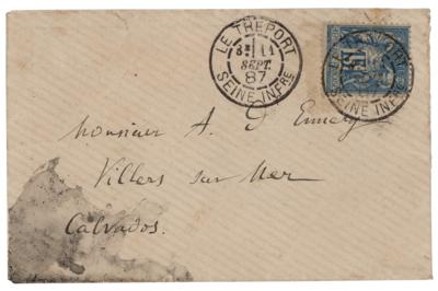 Lot #465 Jules Verne Autograph Letter Signed - Image 2