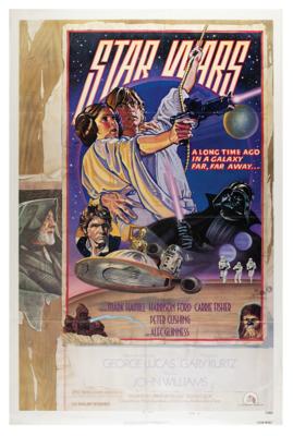 Lot #735 Star Wars 1978 'Style D' One Sheet Movie Poster
