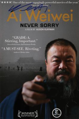 Lot #397 Ai Weiwei Signed Photograph - Image 1
