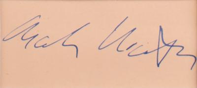 Lot #690 Charlie Chaplin Signature - Image 2