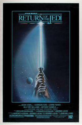 Lot #749 Star Wars: Return of the Jedi 1983 'Style A' One Sheet Movie Poster