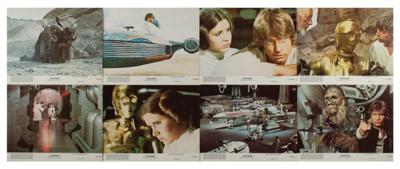 Lot #739 Star Wars Complete (8) Mini Lobby Card Set - Image 1
