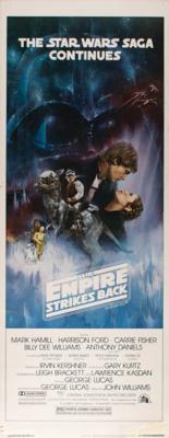 Lot #751 Star Wars: The Empire Strikes Back 1980 Insert Movie Poster