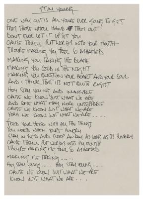 Lot #535 Oasis: Noel Gallagher's Handwritten Lyrics (13) for Be Here Now - Image 13