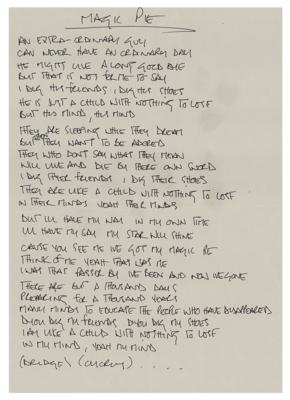 Lot #535 Oasis: Noel Gallagher's Handwritten Lyrics (13) for Be Here Now - Image 4