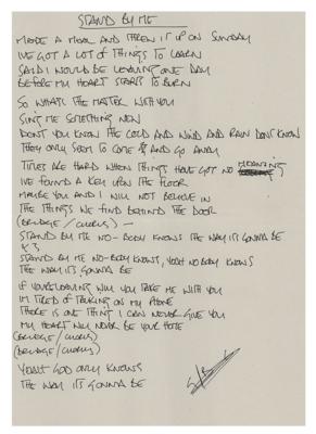 Lot #535 Oasis: Noel Gallagher's Handwritten Lyrics (13) for Be Here Now - Image 5