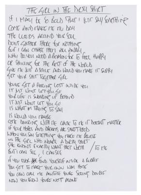 Lot #535 Oasis: Noel Gallagher's Handwritten Lyrics (13) for Be Here Now - Image 7