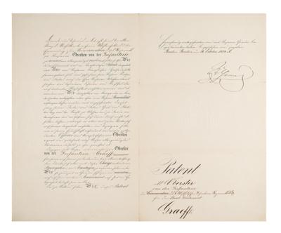 Lot #228 Wilhelm I Document Signed - Image 2