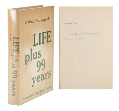 Lot #155 Nathan Leopold Signed Book