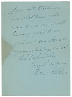 Lot #310 Nelson A. Miles Autograph Letter Signed - Image 2
