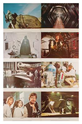 Lot #737 Star Wars Complete (8) Lobby Card Set