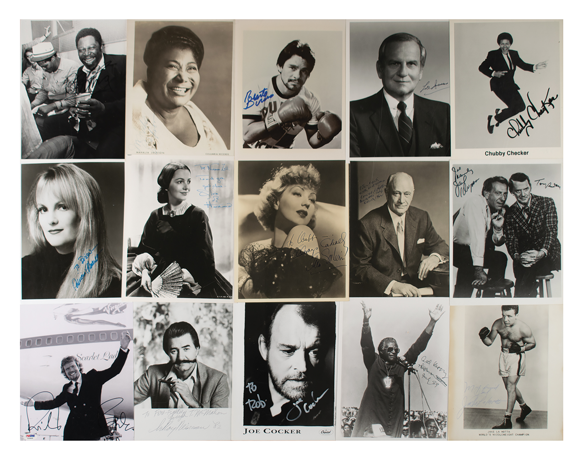 Lot #689 Celebrities (400+) Collection of Signed Photographs