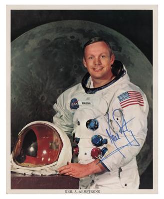 Lot #348 Neil Armstrong Signed Photograph - Image 1