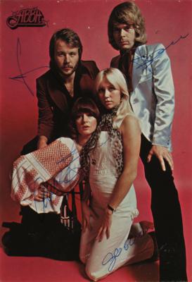 Lot #654 ABBA Signed Photograph