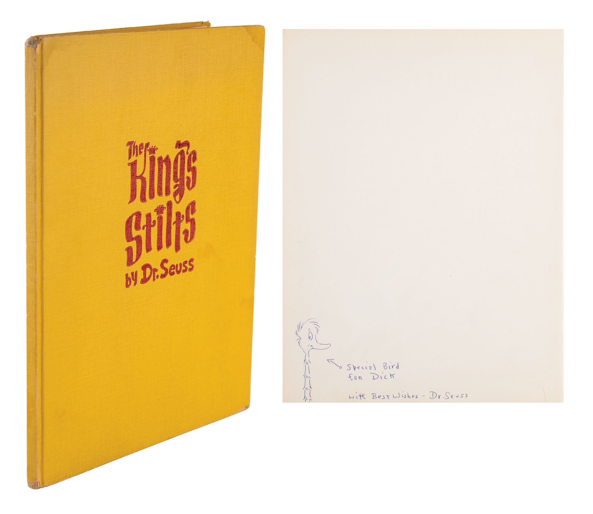 Lot #464 Dr. Seuss Signed Book