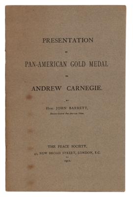 Lot #82 Andrew Carnegie Signed Program