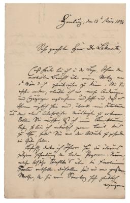 Lot #175 Georg von Neumayer Autograph Letter Signed - Image 1