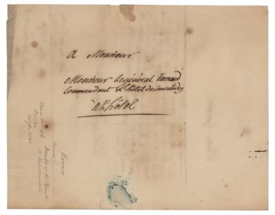 Lot #64 Bertrand Barere de Vieuzac Autograph Letter Signed - Image 2