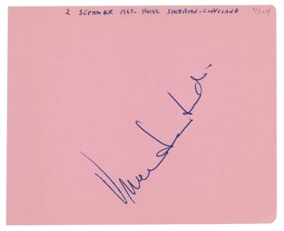 Lot #817 Vince Lombardi Signature