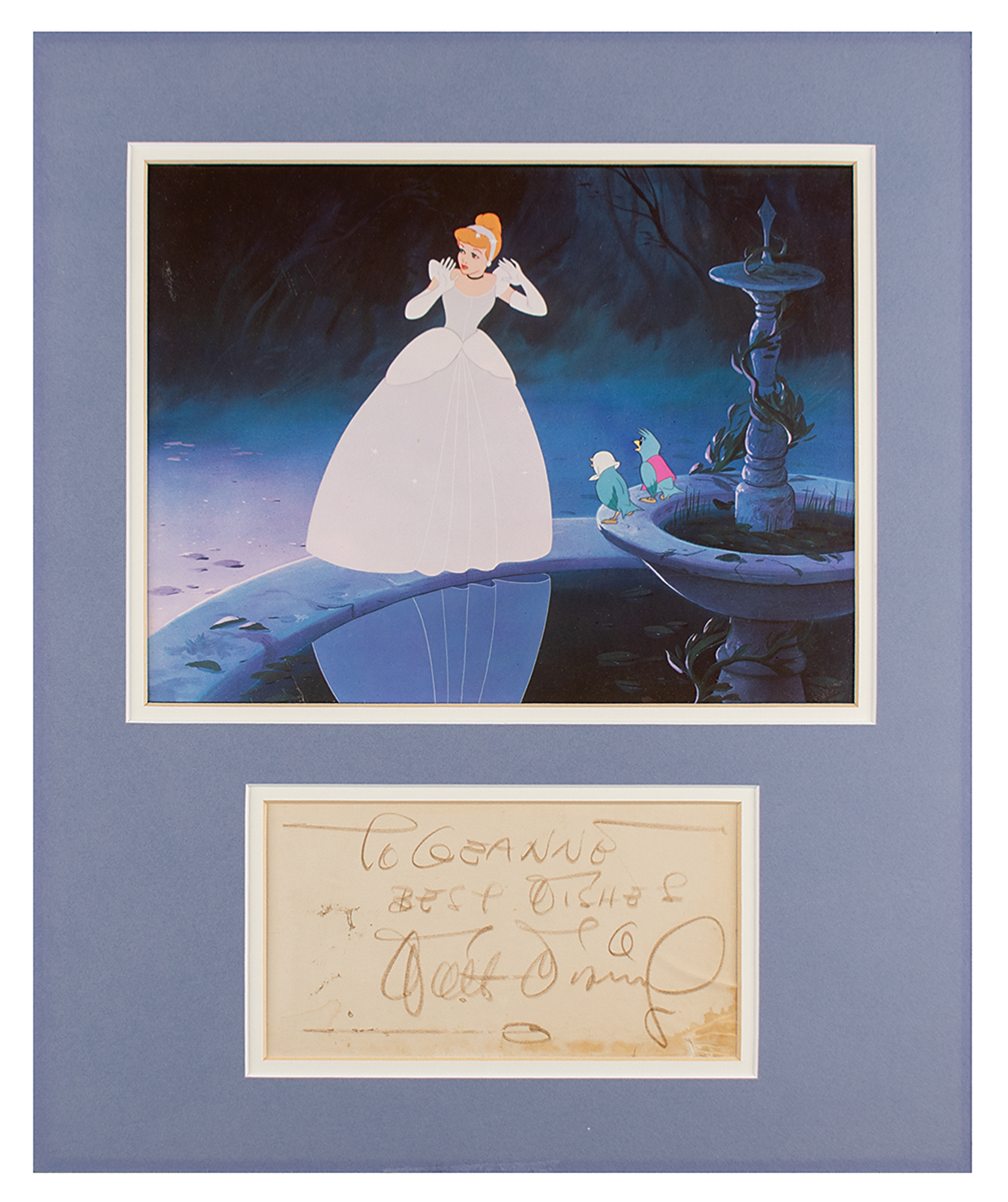 Lot #413 Walt Disney Signature