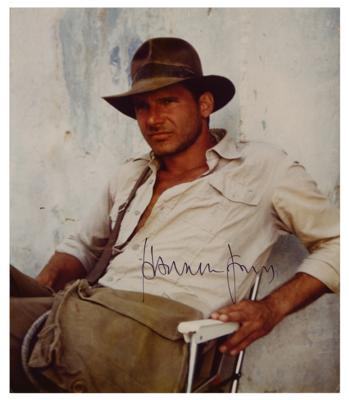 Lot #706 Harrison Ford Signed Photograph
