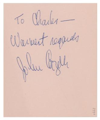 Lot #671 The Godfather: John Cazale Signature