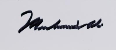 Lot #782 Muhammad Ali Signed Oversized Photograph by John Stewart - Image 2