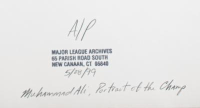 Lot #782 Muhammad Ali Signed Oversized Photograph by John Stewart - Image 3