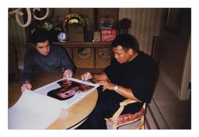 Lot #783 Muhammad Ali Signed Oversized Photograph by John Stewart - Image 3