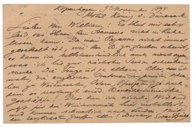 Lot #510 Edvard Grieg Autograph Letter Signed