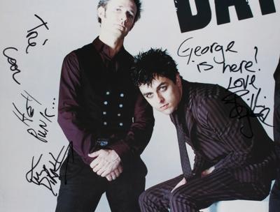 Lot #653 Green Day Signed Poster - Image 2