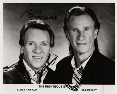 Lot #638 Righteous Brothers Signed Photograph - Image 1