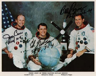 Lot #382 Skylab 4 Signed Photograph - Image 1