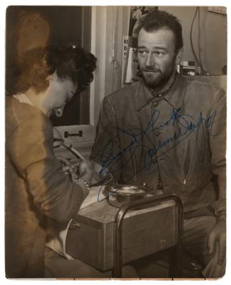 Lot #681 John Wayne Signed Photograph