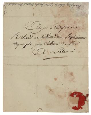 Lot #320 Jean-Charles Pichegru Autograph Letter Signed - Image 2