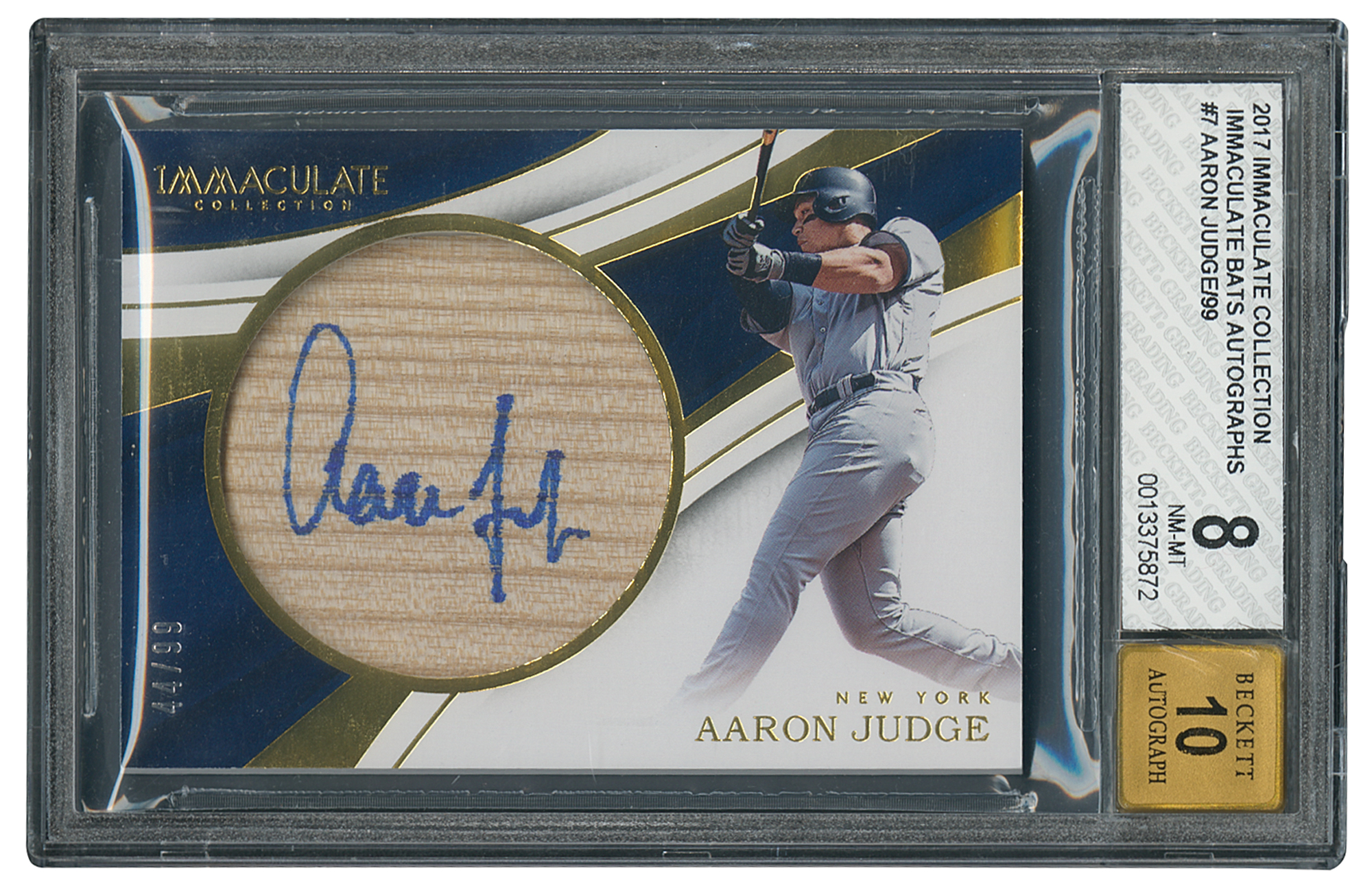 Aaron Judge New York Yankees Autographed 2023 Topps Project