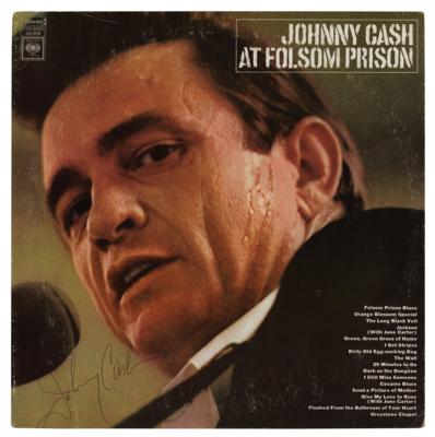 Lot #518 Johnny Cash Signed Album