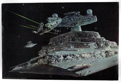 Lot #756 Star Wars: The Empire Strikes Back 'Star Destroyer' Poster - Image 1