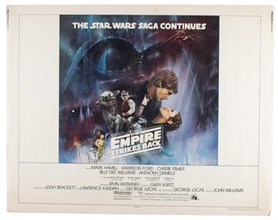 Lot #760 Star Wars: The Empire Strikes Back 1980 'Style A' International Half Sheet Movie Poster