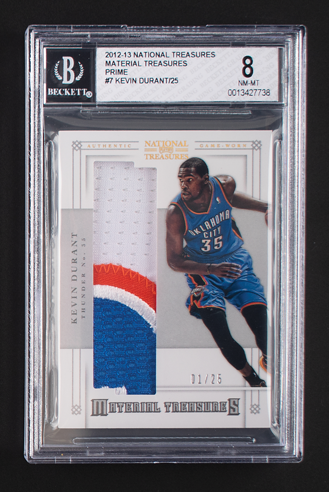 Lot Detail - 2012-13 Kevin Durant Oklahoma City Thunder Game-Used