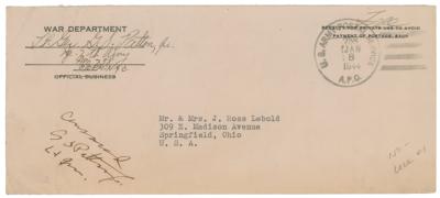 Lot #317 George S. Patton Signed Mailing Envelope