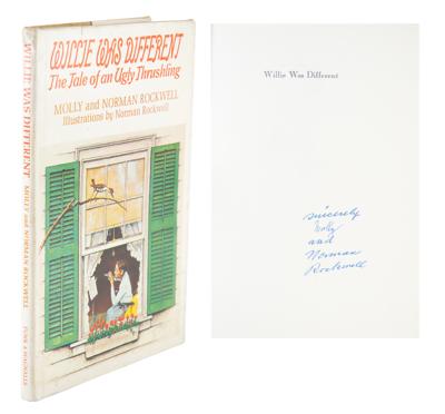 Lot #410 Norman Rockwell Signed Book
