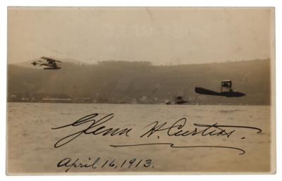 Lot #337 Glenn Curtiss Signed Photograph - Image 1