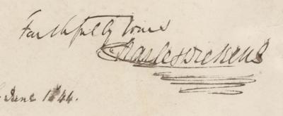 Lot #460 Charles and Catherine Dickens Signatures - Image 2
