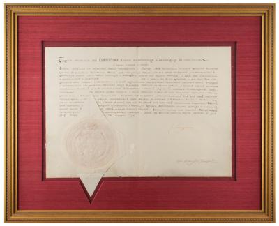 Lot #31 Catherine the Great Document Signed