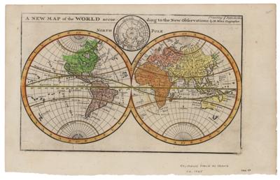 Lot #27 Hermann Moll: 1725 World Map - Image 1