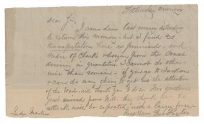 Lot #328 [Daniel Ruggles] Lot of (3) Civil War Letters  - Image 3