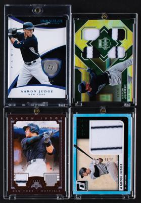 Lot #963 Aaron Judge (5) Relic/Patch Baseball Cards - Image 1