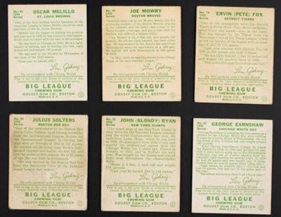 Lot #933 1934 Goudey Lot of (6) - Image 2