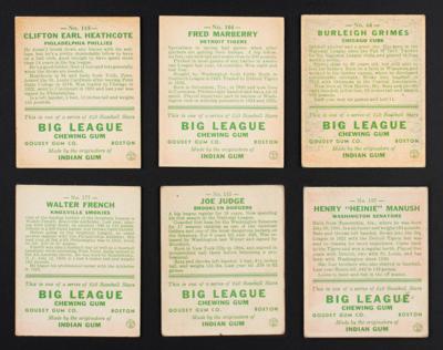Lot #932 1933 Goudey Baseball Card Lot of (33) with Grimes and Manush - Image 2